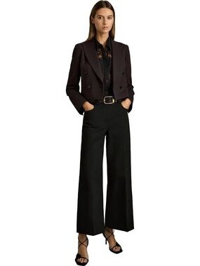 REISS • Women's Myrtle Twill Culotte Trousers 8R